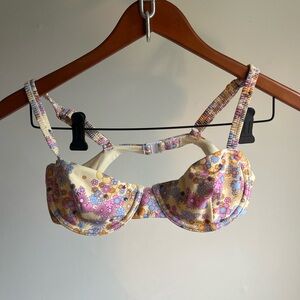 Blackbough swim floral bikini top